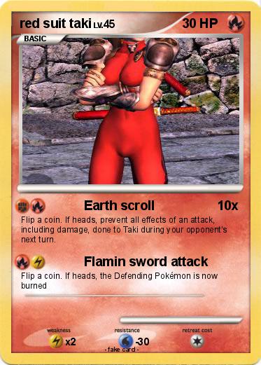 Pokemon red suit taki