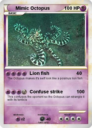 Pokemon Mimic Octopus