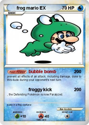 Pokemon frog mario EX