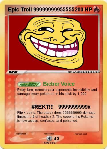 Pokemon Epic Troll 99999999955555