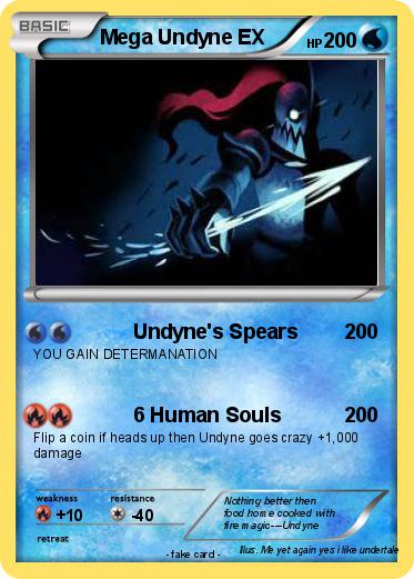 Pokemon Mega Undyne EX