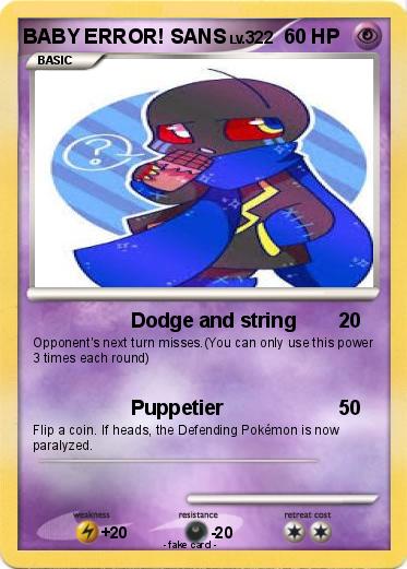 Pokemon BABY ERROR! SANS