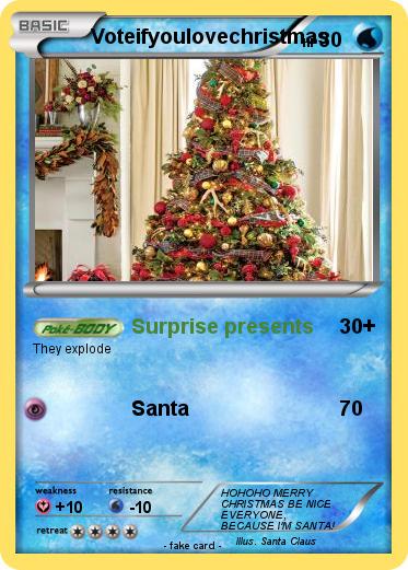 Pokemon Voteifyoulovechristmas