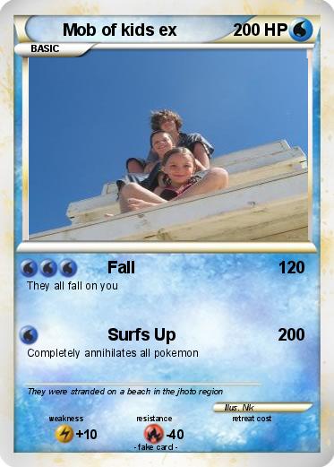 Pokemon Mob of kids ex