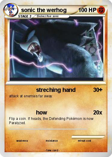 Pokemon sonic the werhog