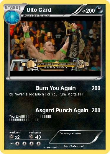 Pokemon Ulto Card