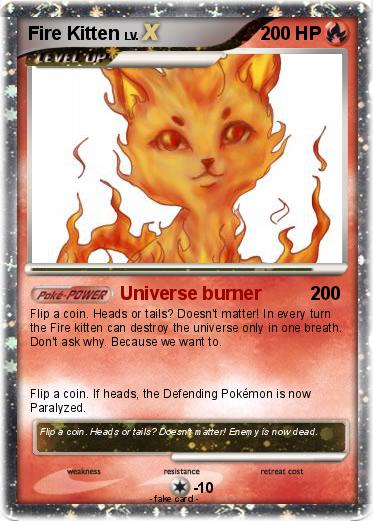 Pokemon Fire Kitten