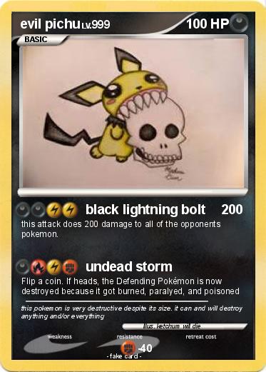 Pokemon evil pichu