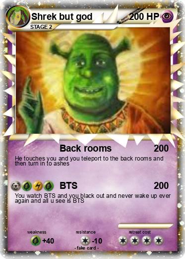 Pokemon Shrek but god
