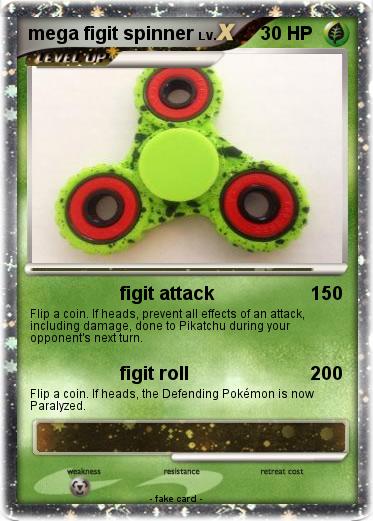 Pokemon mega figit spinner
