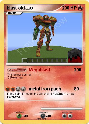 Pokemon blast oid