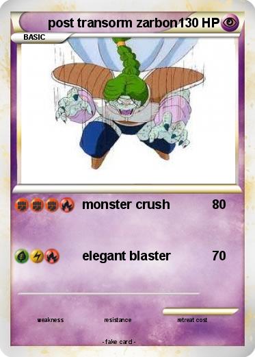 Pokemon post transorm zarbon