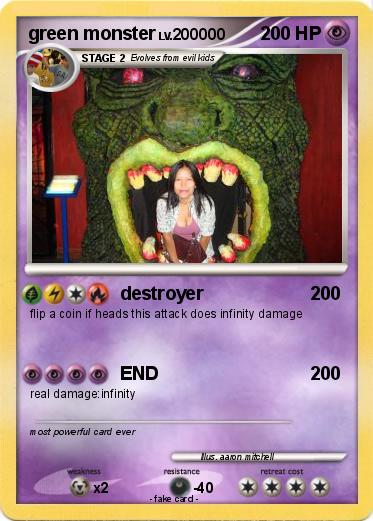 Pokemon green monster