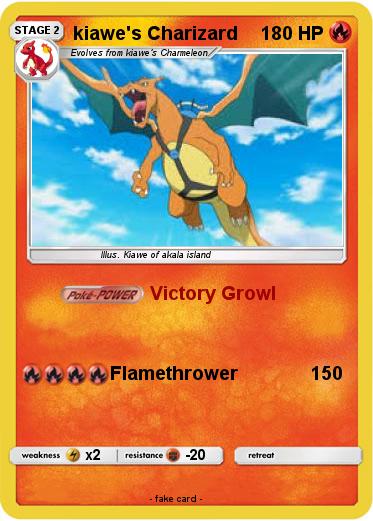 Pokemon kiawe's Charizard