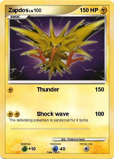 Pokemon Zapdos