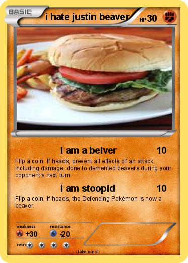 Pokemon i hate justin beaver