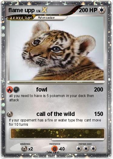Pokemon flame upp