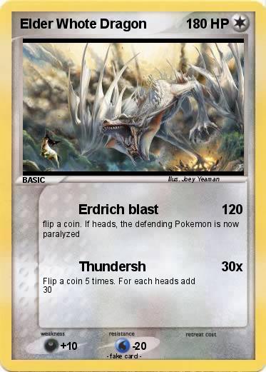 Pokemon Elder Whote Dragon
