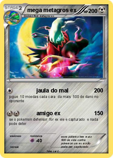 Pokemon mega metagros ex