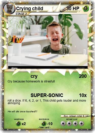 Pokemon Crying child