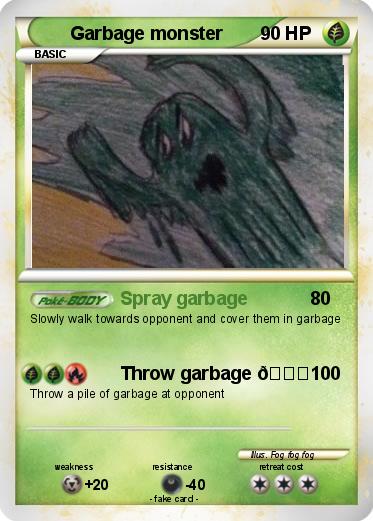Pokemon Garbage monster