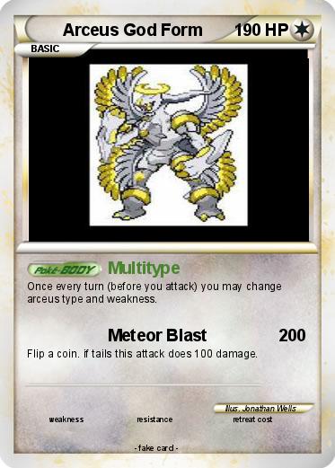 Pokemon Arceus God Form
