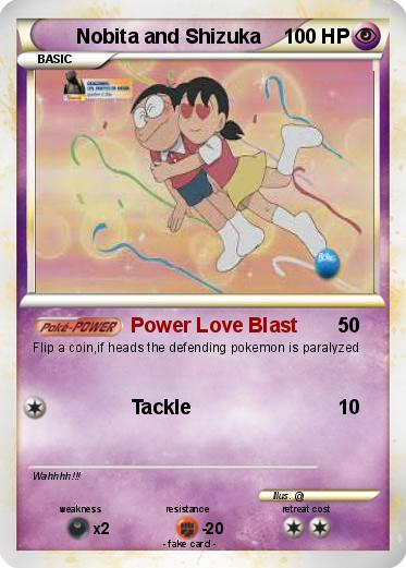 Pokemon Nobita and Shizuka