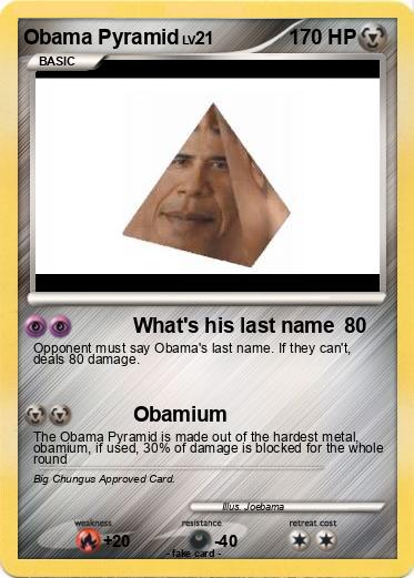 Pokemon Obama Pyramid