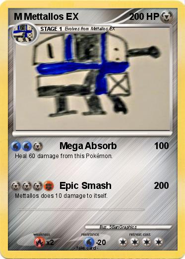 Pokemon M Mettallos EX