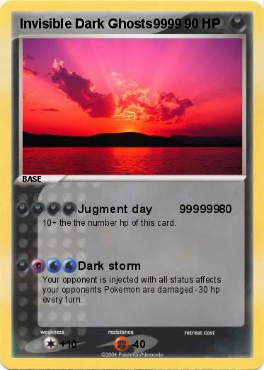 Pokemon Invisible Dark Ghosts9999