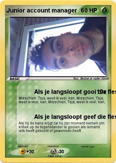 Pokemon Junior account manager