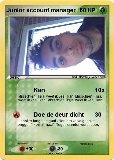 Pokemon Junior account manager