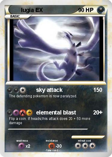 Pokemon lugia EX