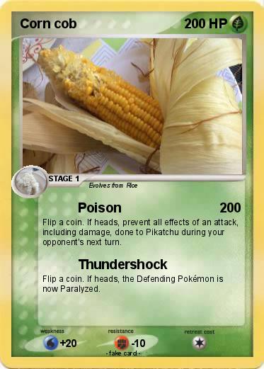 Pokemon Corn cob