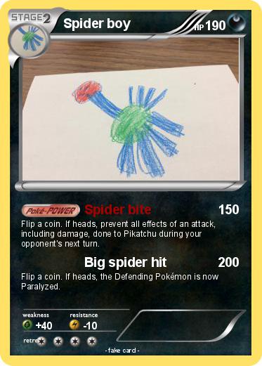Pokemon Spider boy