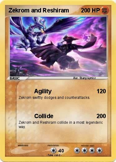 Pokemon Zekrom and Reshiram