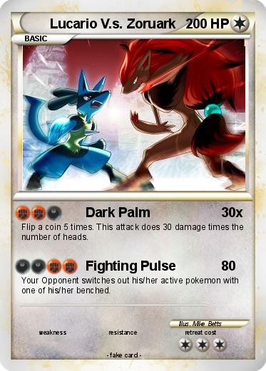 Pokemon Lucario V.s. Zoruark