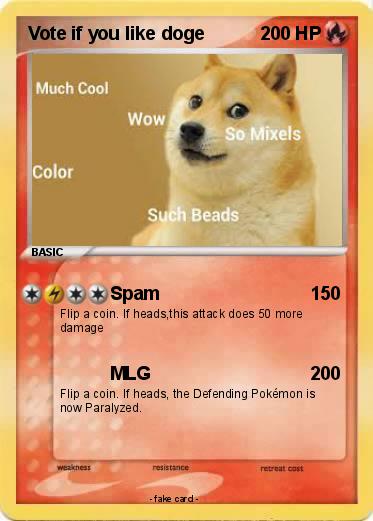Pokemon Vote if you like doge