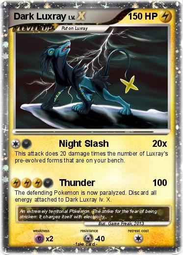 Pokemon Dark Luxray