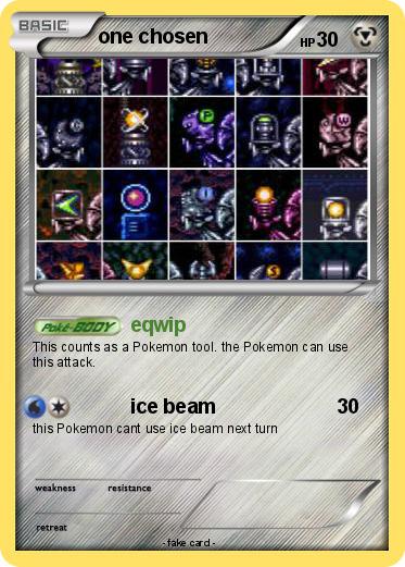Pokemon one chosen