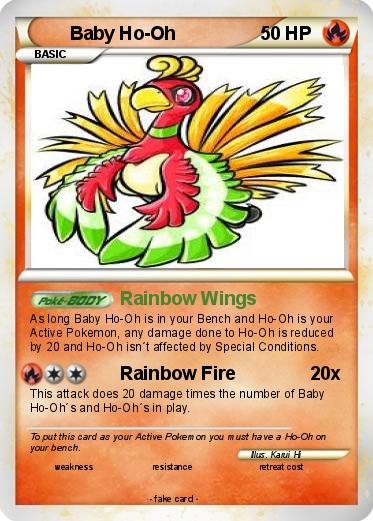 Pokemon Baby Ho-Oh