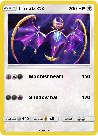 Pokemon Lunala GX