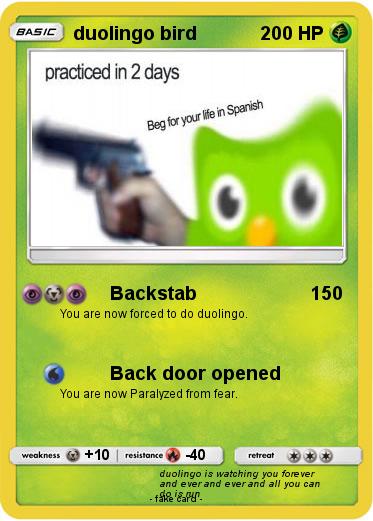 Pokemon duolingo bird