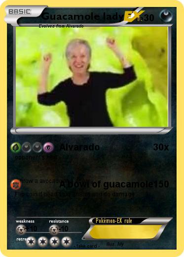 Pokemon Guacamole lady