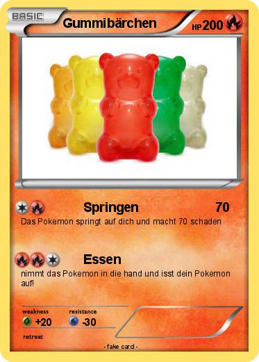 Pokemon Gummibärchen