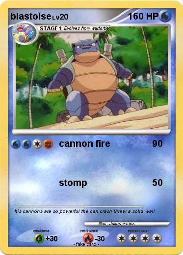 Pokemon blastoise