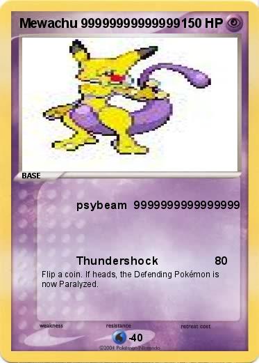 Pokemon Mewachu 99999999999999