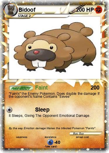 Pokemon Bidoof
