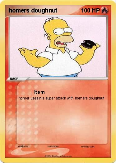 Pokemon homers doughnut