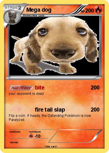 Pokemon Mega dog